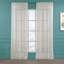 Extra Long & Extra Wide Faux Linen Sheer Curtain Single Panel-74614213-74614217