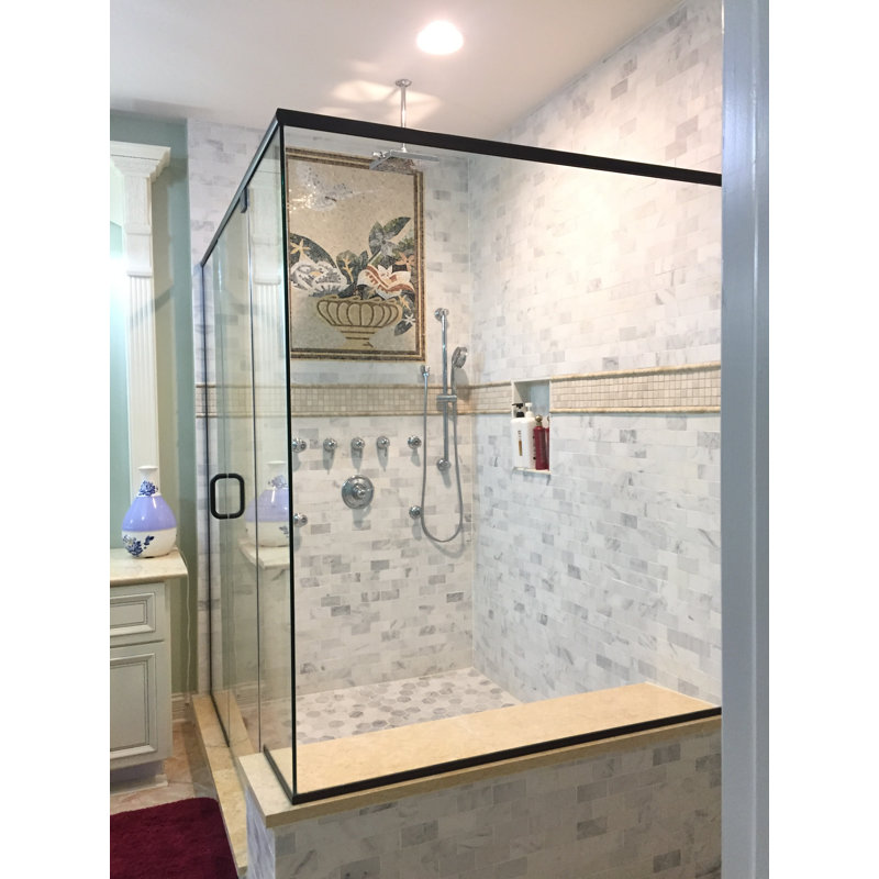 Carreaux de marbre brique blanc de Carrare 13,97 x 12,2 po Fixturedisplays® 3,9 x 1,9,95 15976