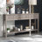 Himanshu Rustic Entryway Console Table, 60" Long Sofa Table with two Different Size Drawers and Bottom Shelf for Storage-1684307536