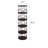 5-tier 360-degree Rotating Bookcase Tower-1882293606