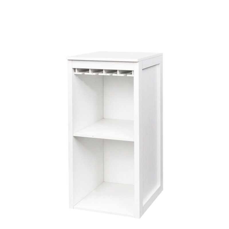 White Cabinet For Storing Wine And Decorations In Office Large Study Room - Store Books Option