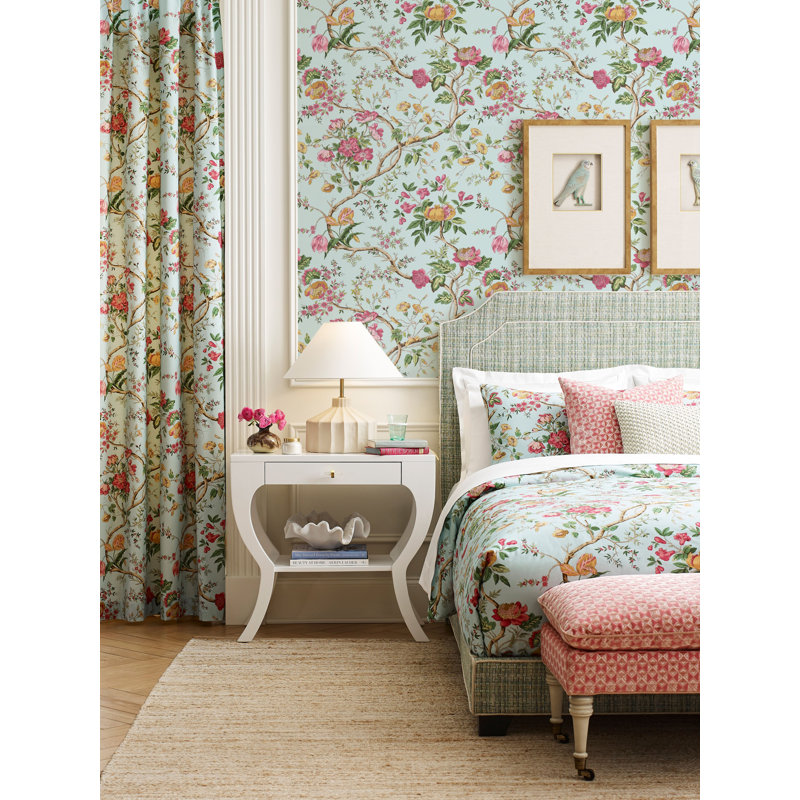 The MET x The House of Scalamandre Persephone Print, Heirloom Rose