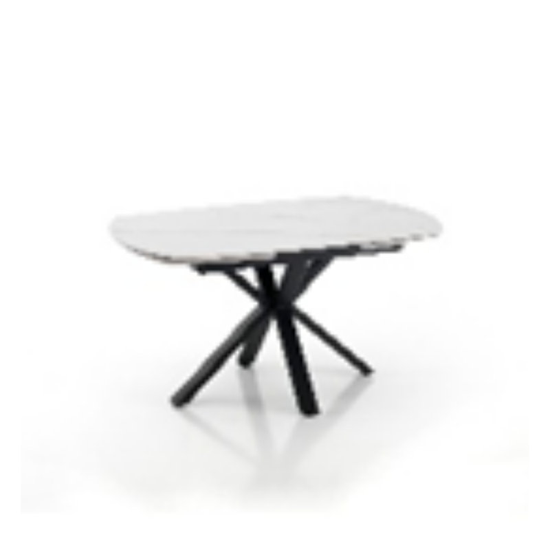 Tarkio Four Leg Coffee Table, White Marble