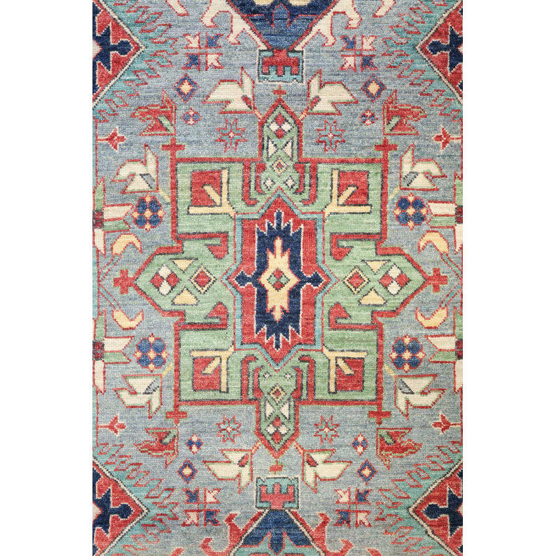 Tapis de couloir gris nouvel âge 2 pi 9 po x 15 pi 10 po Mazar
