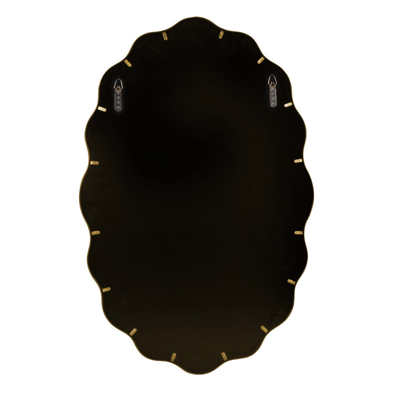 Serafina Scalloped Wall Mirror, Gold