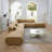 Vivienne Collection Luxury L-shape Sectional Sofa-117787912