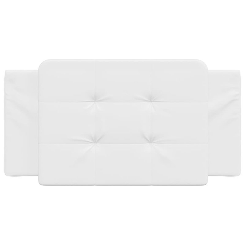 vidaXL Headboard Cushion White, Twin, White