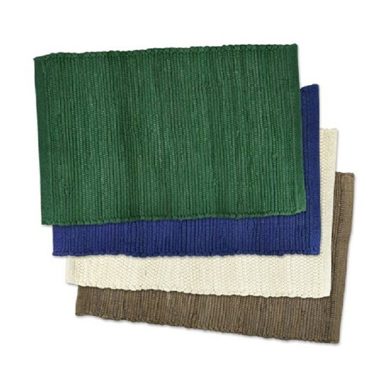 Ensemble de napperons en coton 6 pièces Itzhak, Naturel