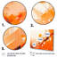 Orange orange, jaune brisé, réalités sur toile-723795573-723795572