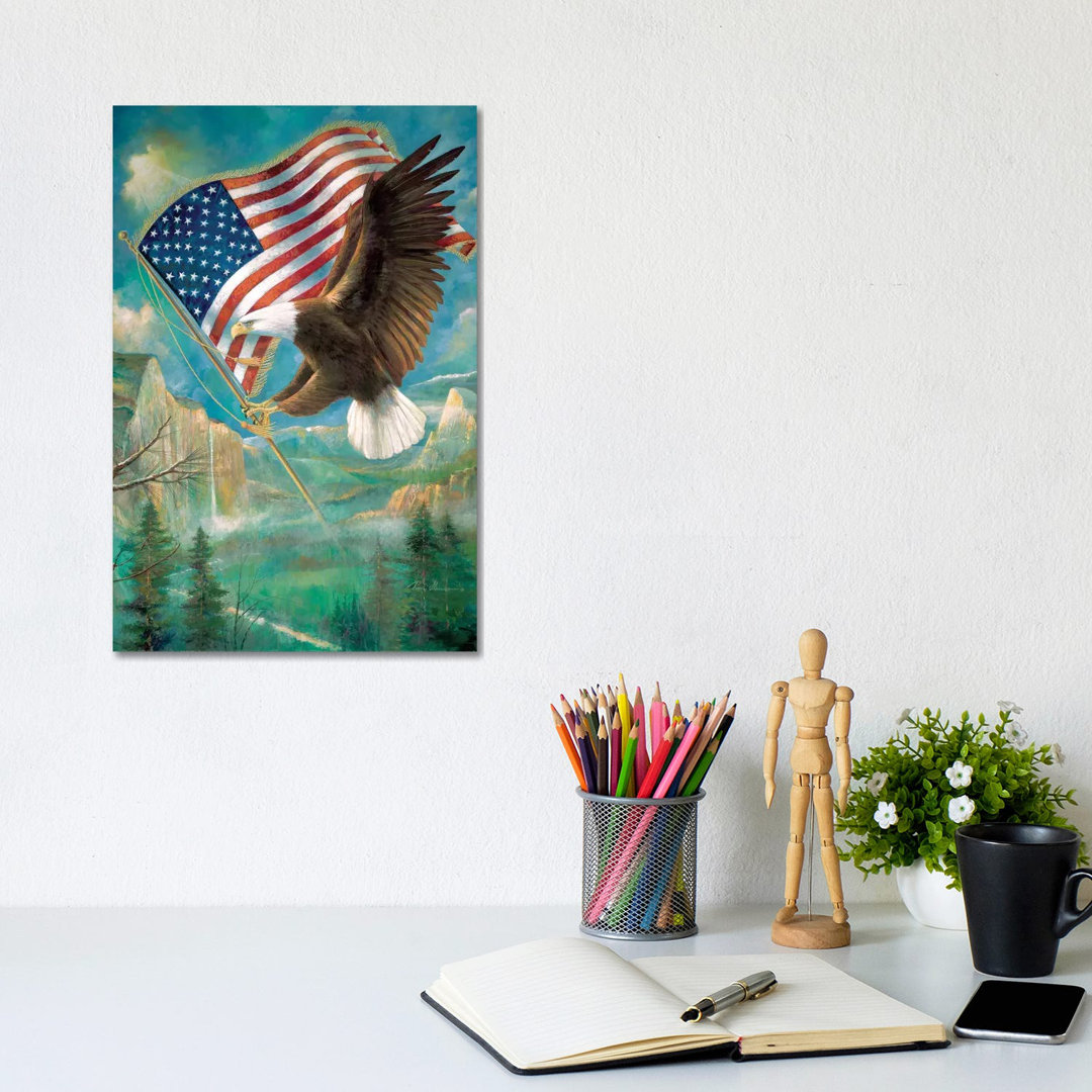 Pledge Of Allegiance von Ruane Manning - Giclée auf Leinwand ohne Rahmen