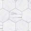 BioTech 11" x 13" Porcelain Marble Look Wall & Floor Tile