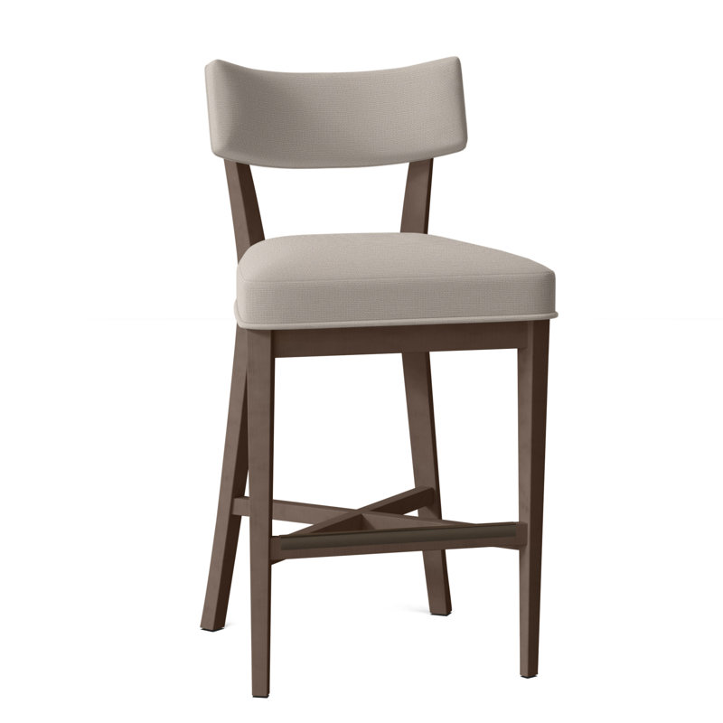 Tabouret de bar 29,5 po Juliet, Perigold Beagle Cloud, Gris anthracite, Tabouret de bar (siège d'une hauteur de 29,5 po)