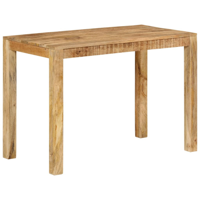 Madyson Solid Wood Dining Table, 110 H x 76 L x 55 W cm, Brown Solid Reclaimed