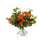 Ranunculus Arrangement in Glass Vase
