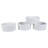BIA Cordon Bleu Kalahari Round Porcelain China Stainless Steel 4 Piece Ramekin / Soufflé Dish Bakeware Set-97690847