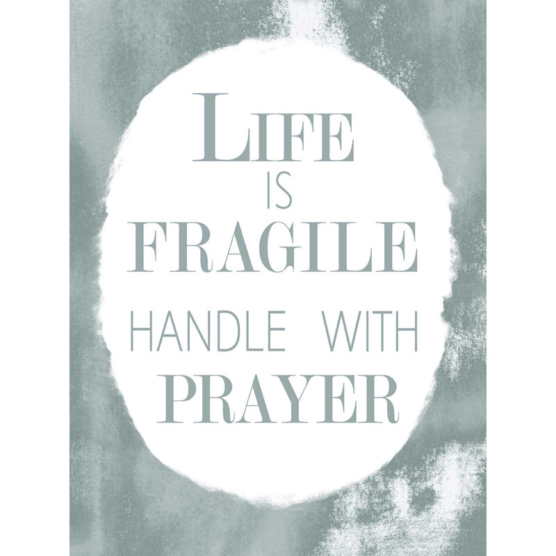 Handle with Prayer - Impression sur toile tendue, H 16 po x l 12 po