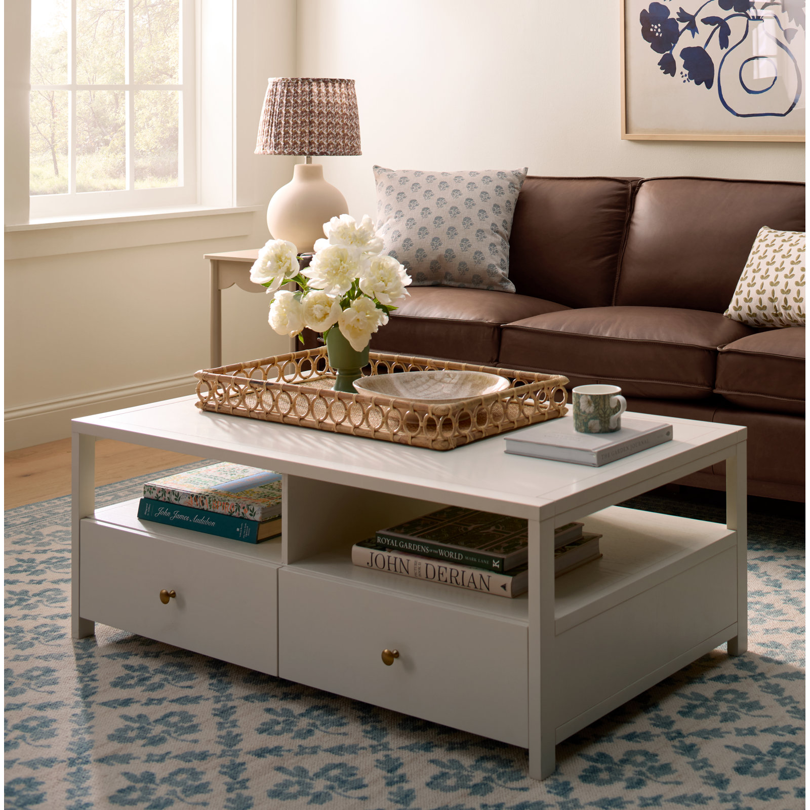Gracie Coffee Table, Coconut Milk
