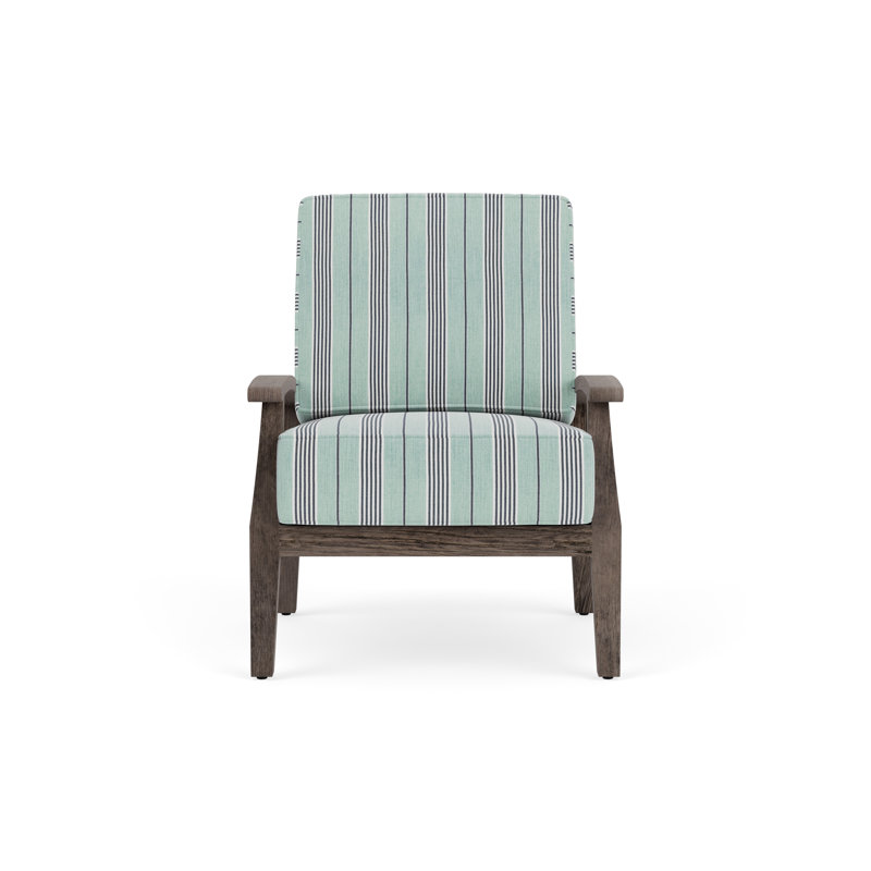 Frontier Outdoor Lounge Chair, Bark, Wayfarer Dune