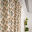 Fabdivine Artisan Block Print Curtain Coloured Linen Fabric with Ring Hanging Style - Bel Patr-2075831275