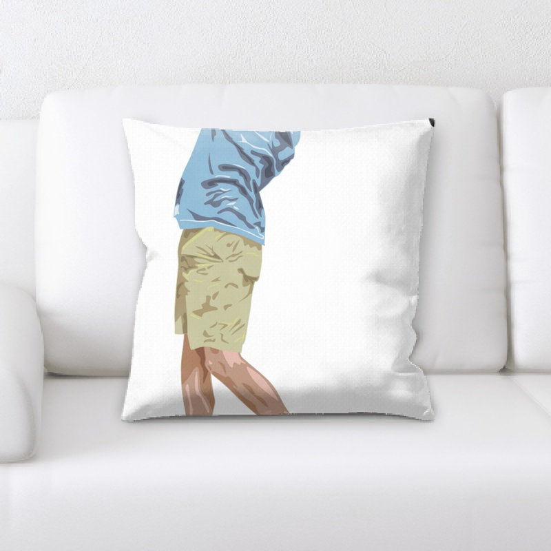 Microsuede Throw Pillow