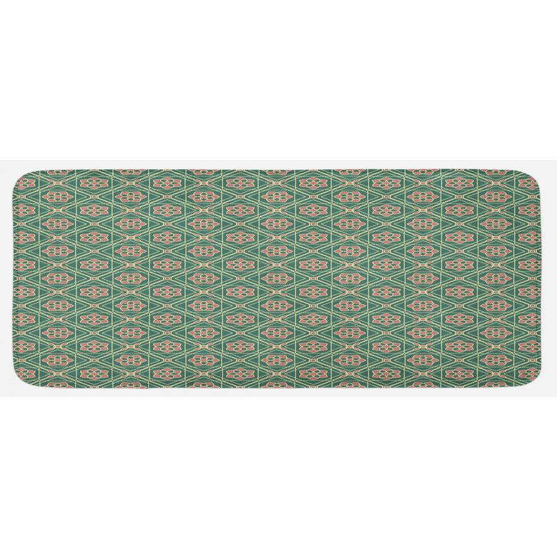 Tapis de cuisine mandala