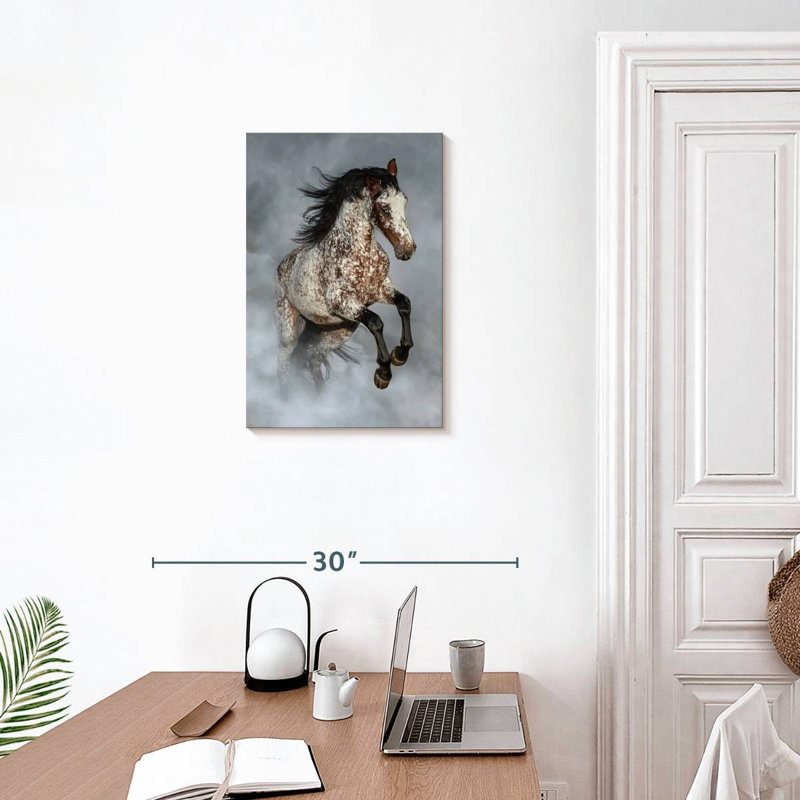 Brampt brumeux Appaloosa, H 24 po x l 16 po
