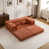 Tissu orange sélectionné
