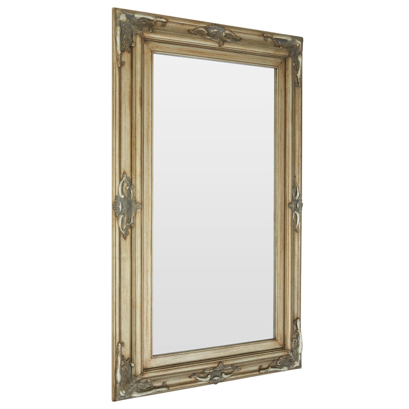 Pancras Solid Wood Flat Wall Mirror