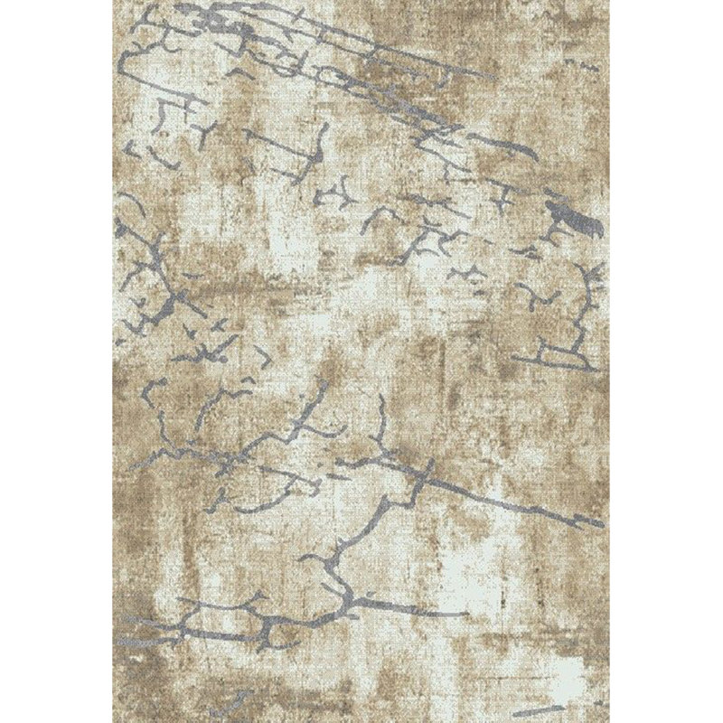 Tapis gris/brun zone Lightning, Rectangle 5 pi 3 po x 7 pi 3 po