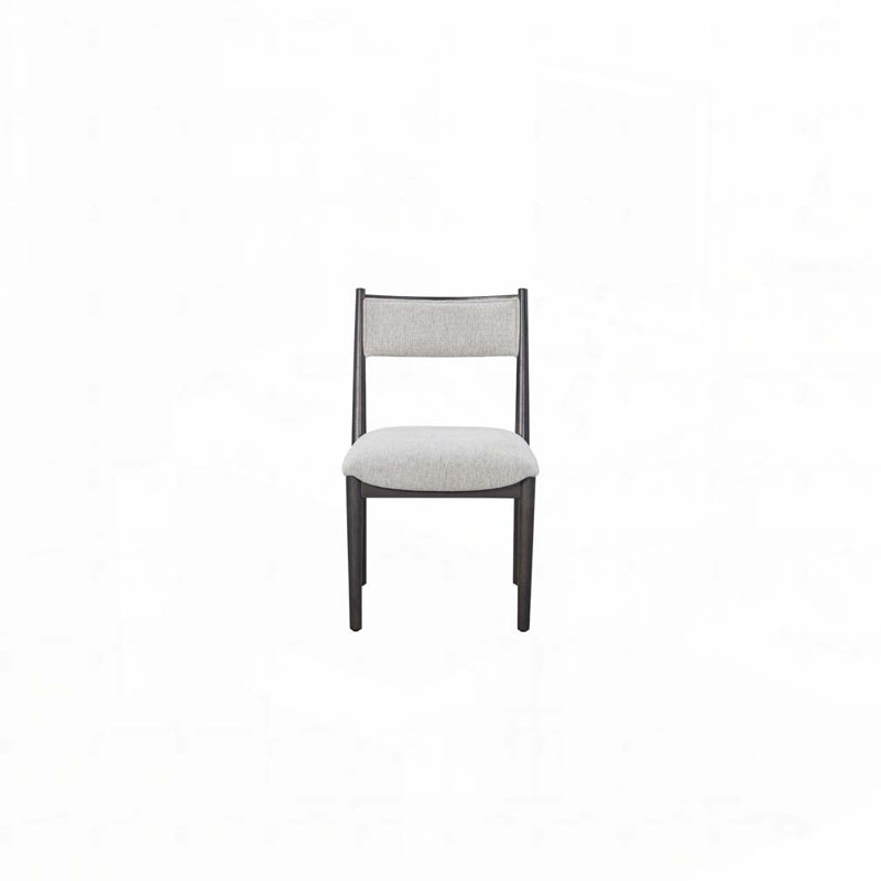 Chaises de salle à manger rembourrées, Noir