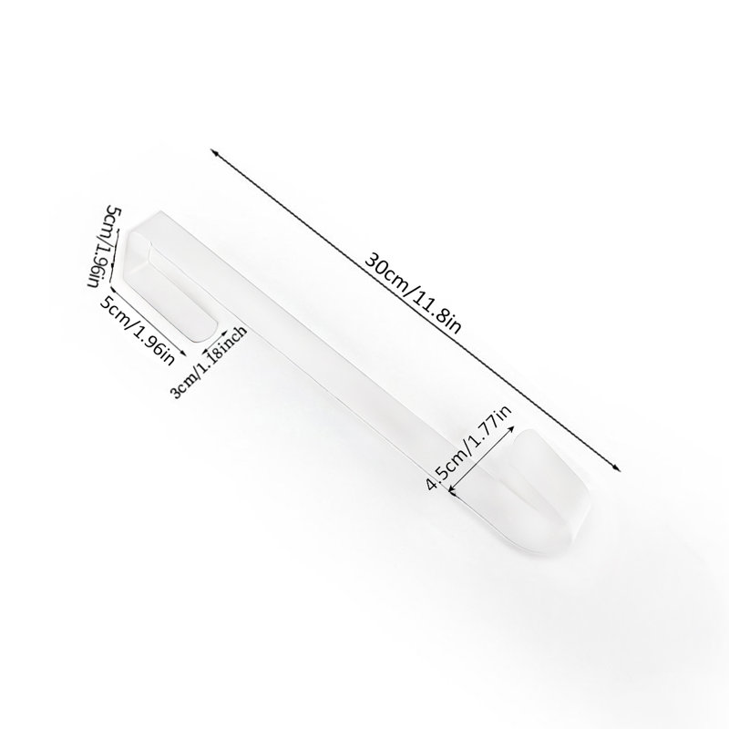 3cm Wreath Hanger, 30cm H x 3cm W, White