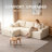 105'' Compression Modular Sectional Sofa With Chaise, L Shaped Couch With Cup Holders, 2-Piece Cloud Couch With Deep Seat, Upholstered Corduroy Boneless Couch For Living Room, No Assembly Required, Beige-974241579