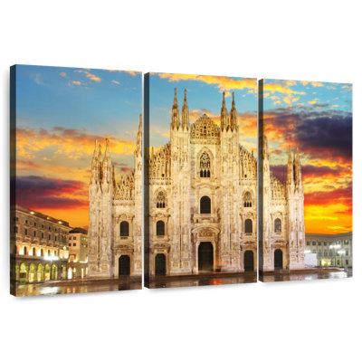 Sebbie Sunset At Milan Cathedral