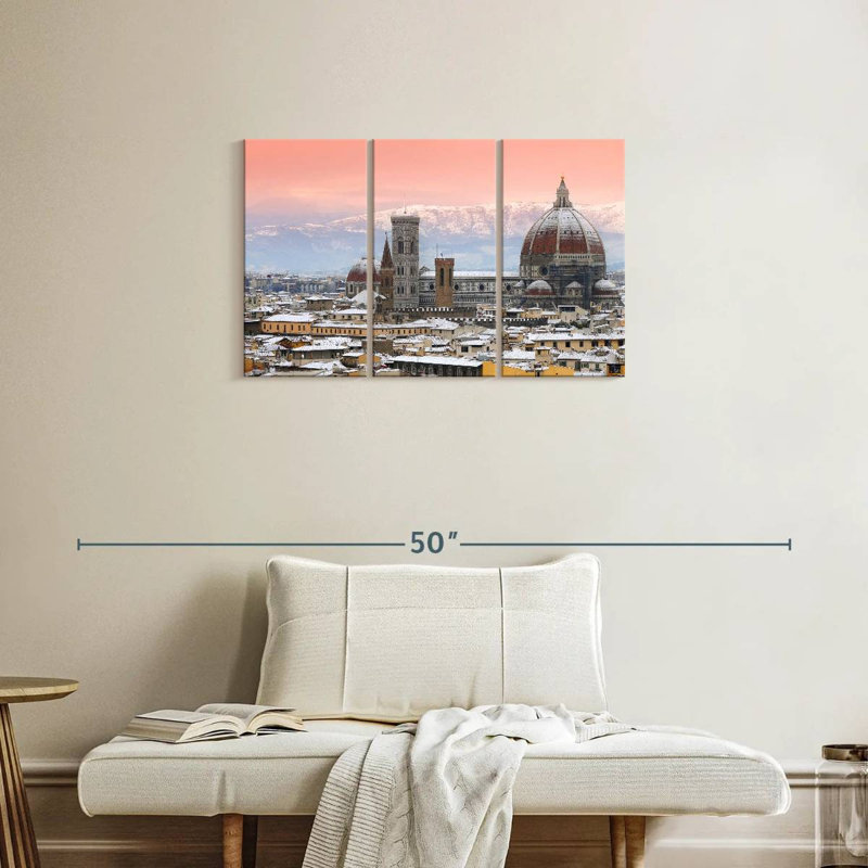 Rorry Florence In Winter, 20" H x 33" W