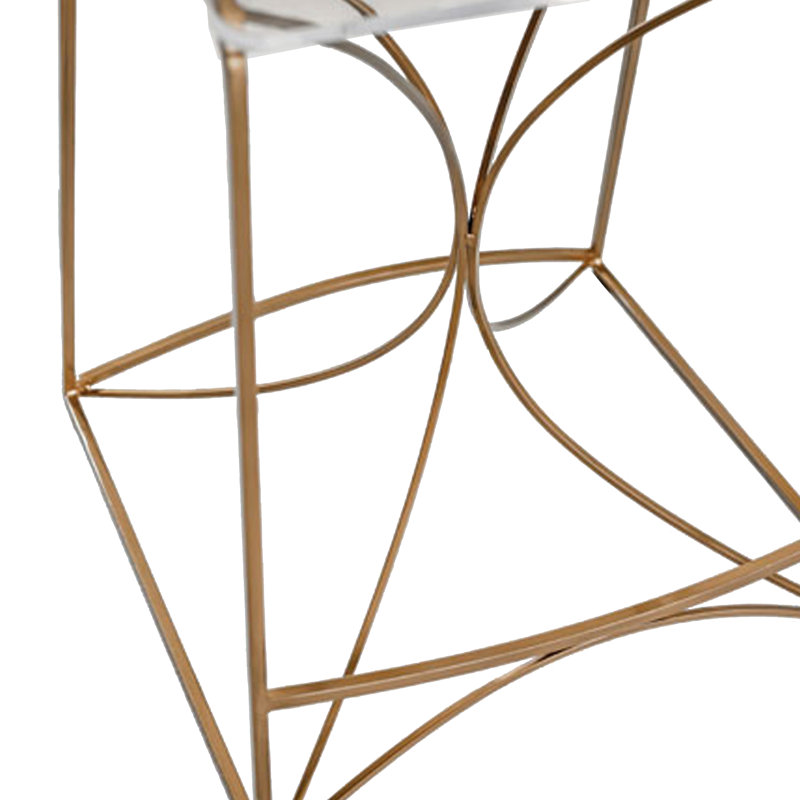 Angela 24.75″ Counter Stool, Antique Gold, Counter Stool (24.75" Seat Height)