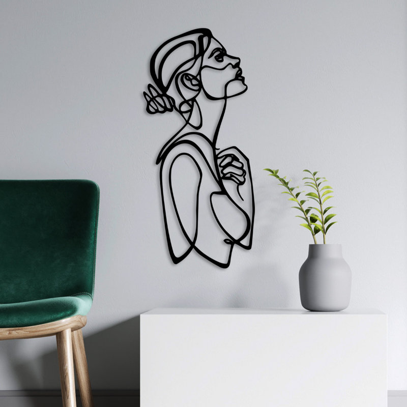 Accessoire mural décoratif en métal