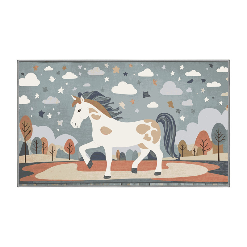 Tapis pour enfants East Urban Home, Rectangulaire 2 pi x 3 pi