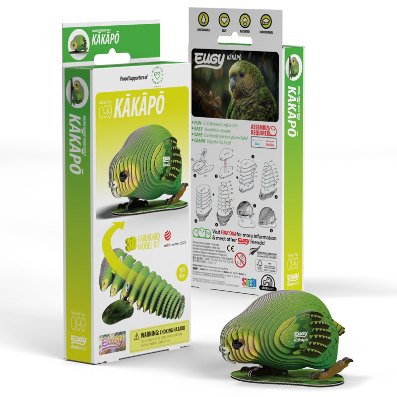 EUGY Kakapo - casse-tête 3D
