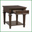 Table basse de salon traditionnelle avec finition espresso - placage de bouleau Assemblage facile
