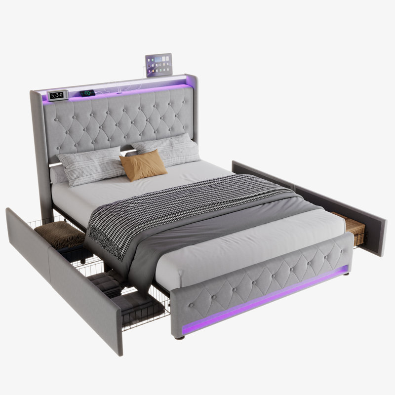 Solid Wood Bed