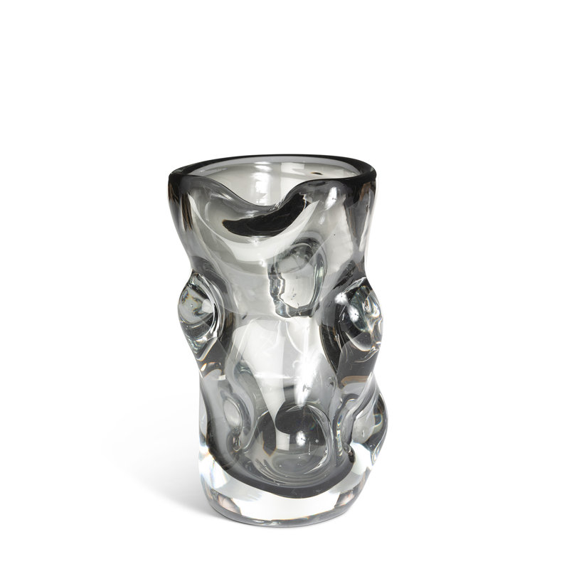Vase en verre Serenity, fumée, petit