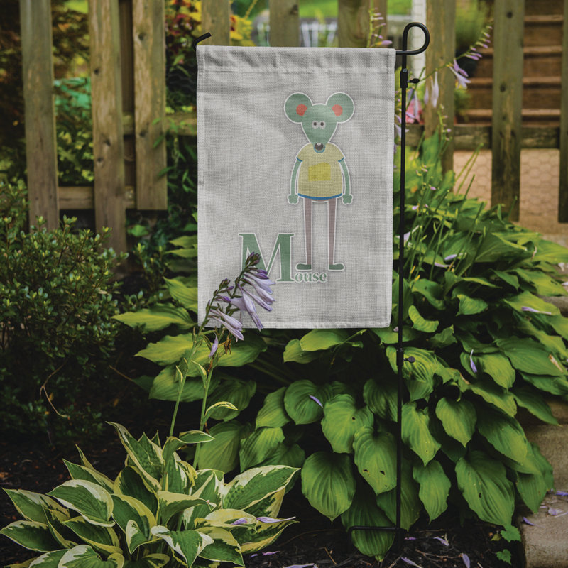 Double Sided 15'' H x 11'' W Polyester Animal Garden Flag