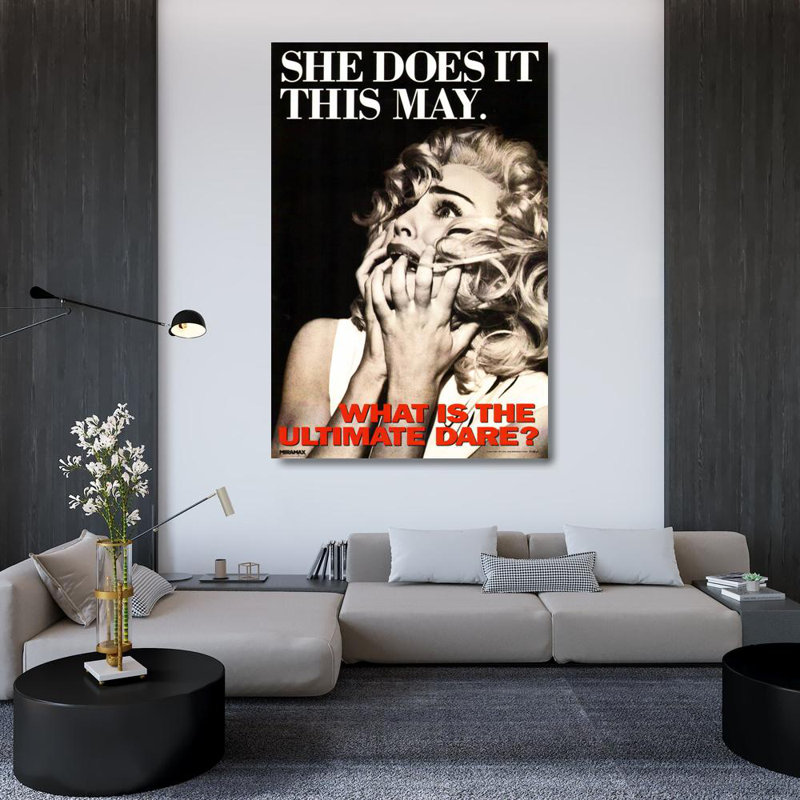 Madonna Truth or Dare, 48" H x 32" W