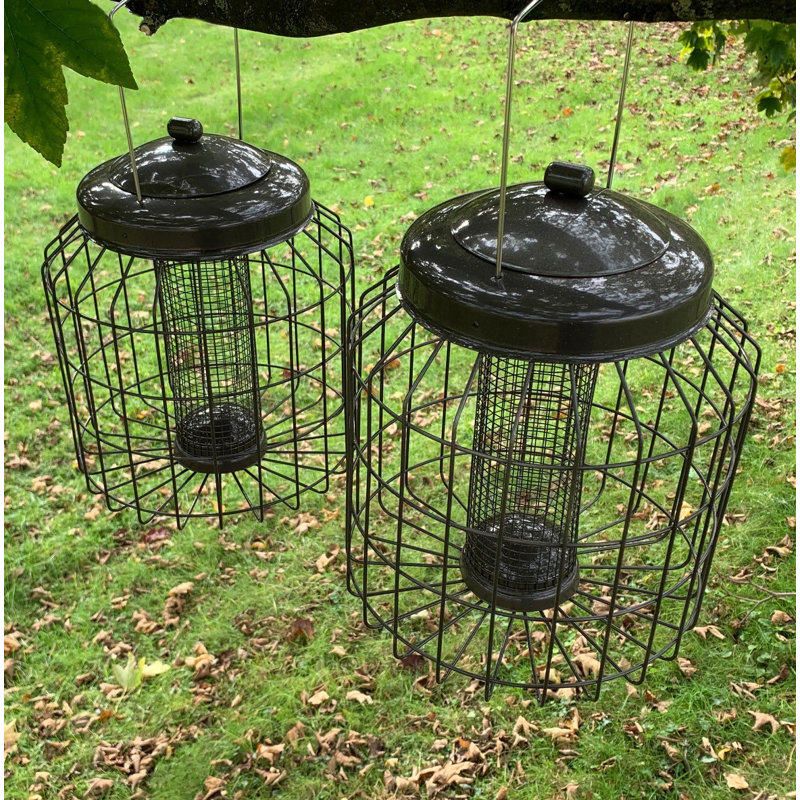 Elof Metal Hanging Tube Bird Feeder