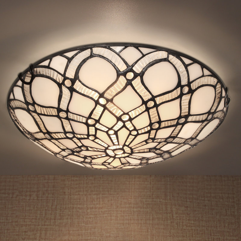 Plafonnier en verre Steiff Tiffany