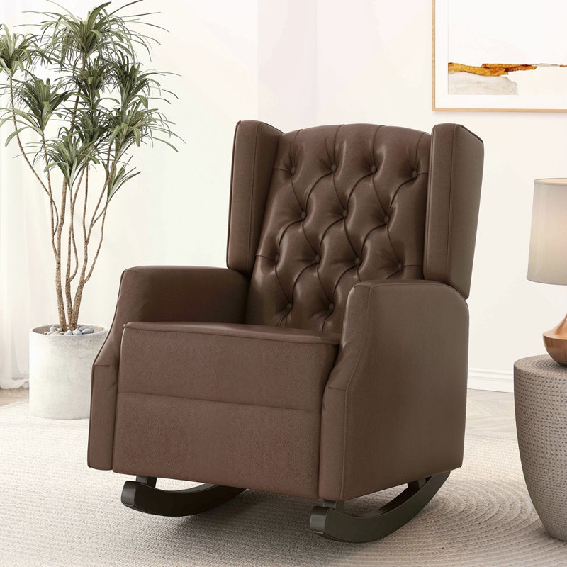 Chaise berçante, Noyer
