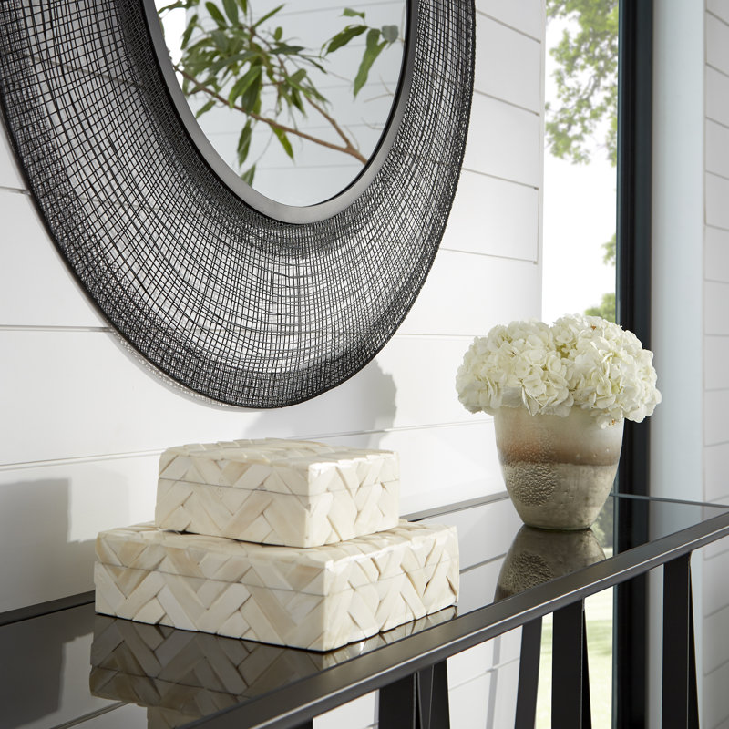 Suffolk 13.75'' W Glass Console Table