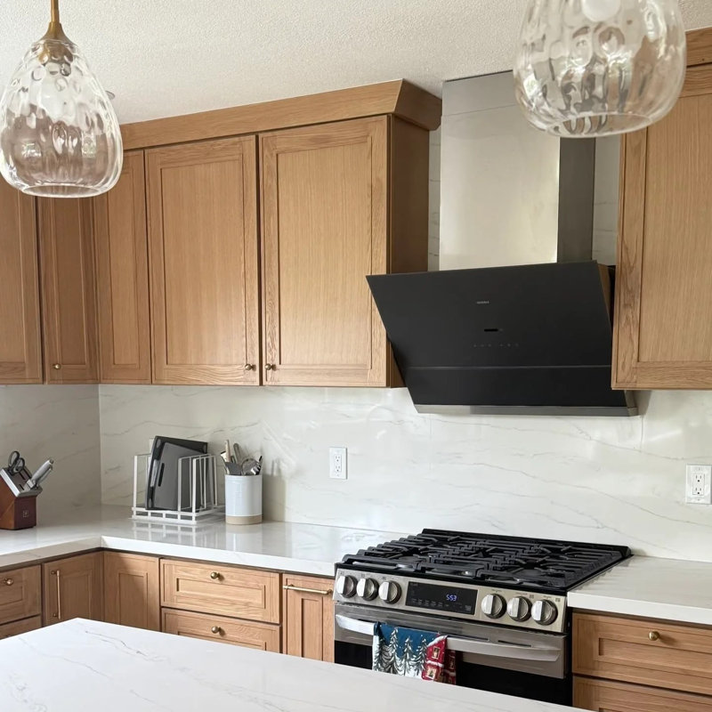 Adjustable Range Hood Extension
