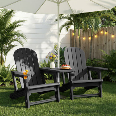 Chaise Adirondack d'extérieur pour 2 personnes