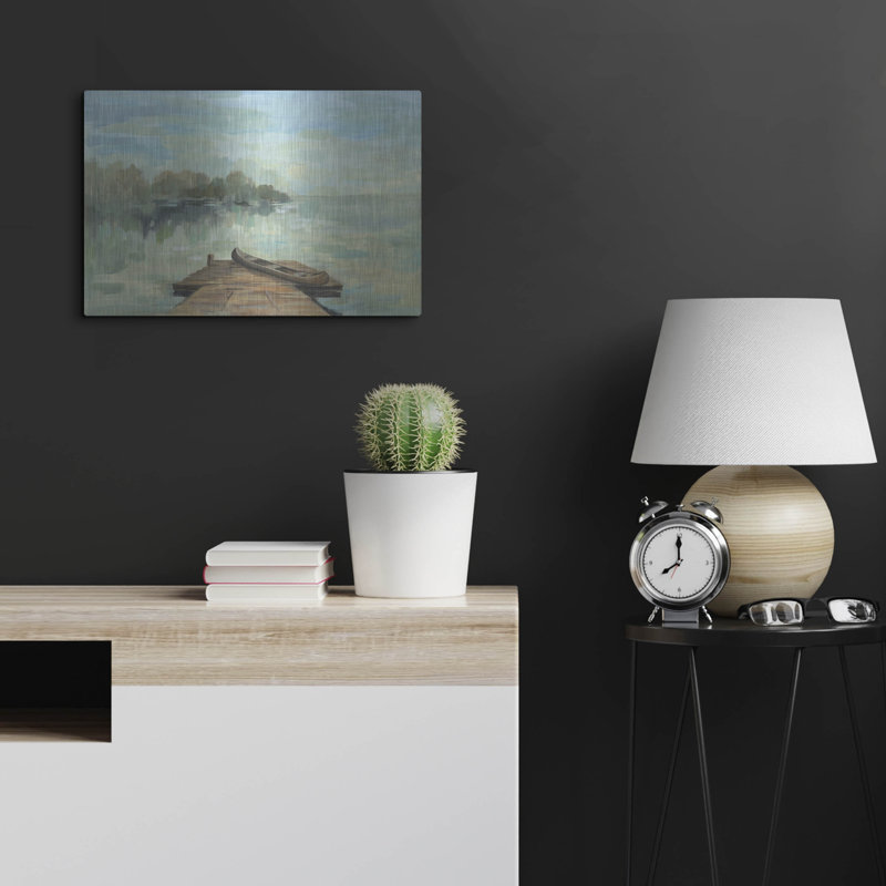 «Lakeside Retreat II No Wood» par Silvia Vassileva, H 16 po x l 24 po